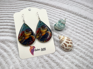 Sea Turtle Dangle Earrings