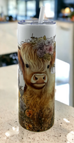 Highland Cow 20-ounce insulated tumbler