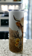 Highland Cow 20-ounce insulated tumbler